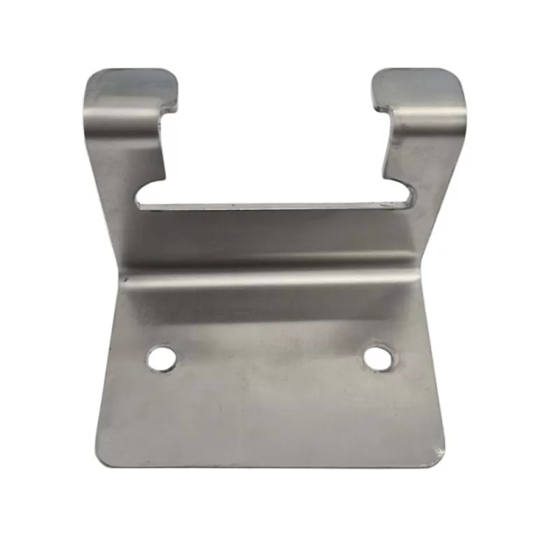 Giemme Spoleto – Suporte de parede em aço inox para 1 pá de pizza – Suporte robusto e que poupa espaço para pás profissionais