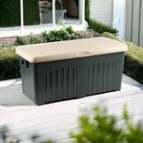 thumbnail of Dmora Baule Daccorner, Contenitore portaoggetti multiuso, Baule moderno, 100% Made in Italy, 125x57h56 cm, Grigio