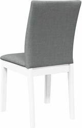 thumbnail of vidaXL Esszimmerstühle mit Kissen 2 Stk. Weiß Massivholz Gummibaum