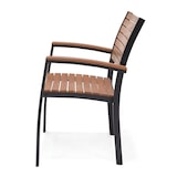 thumbnail of METRO PROFESSIONAL Stapelstuhl mit komplett überzogene Armlehnen Lynx, Alu/Eukalyptusholz, schwarz