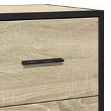 thumbnail of vidaXL Sideboard Sonoma-Eiche 68x35x76 cm Holzwerkstoff und Metall
