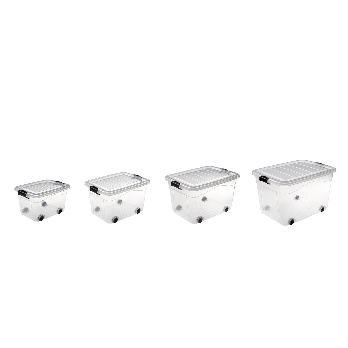 Set Aufbewahrungsboxen 20 ltr. + 40 ltr. + 60 ltr. + 100 ltr. - 1 Stück