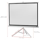 thumbnail of celexon Stativleinwand Economy 176 x 132 cm - White Edition