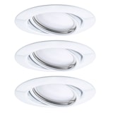 thumbnail of Paulmann Spot encastré LED Base Kit de base orientable  rond 90mm 20° GU10 3x5W 3x350lm 230V  3000K Blanc 93422