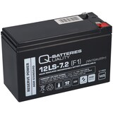 thumbnail of Q-Batteries 12LS-7.2 F1 12V 7,2Ah Blei-Vlies-Akku / AGM VRLA mit VdS