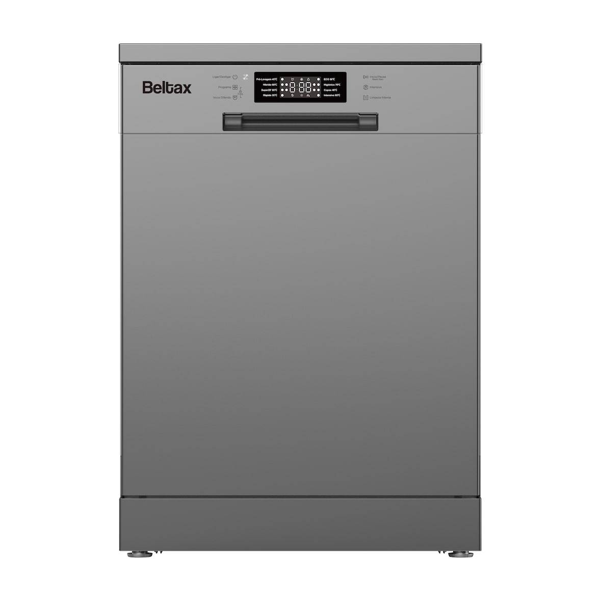 Máquina Loiça BELTAX BDW1301IX; Classe Energética E INOX; 13 Conjuntos; Número de programas: 8 ; Temperaturas: 4; Programa Limpeza Interna