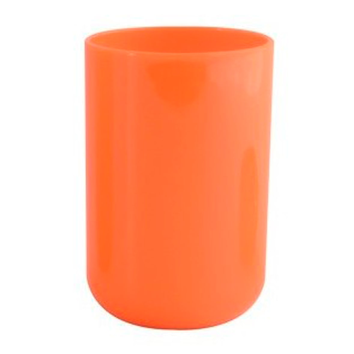 MSV Inagua Vaso Portacepillos de Plástico en color Naranja
