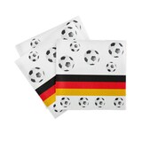 thumbnail of Sovie HOME Serviette Flagge Fussball aus Linclass® Airlaid 40 x 40 cm, 12 Stück