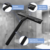 thumbnail of WENKO Badezimmerwischer Silikon Mod. Mola Schwarz, Edelstahl ummantelt mit Silikon