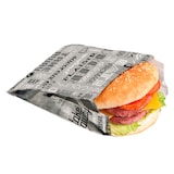 thumbnail of Garcia de Pou 500 Unità - Sachetti Per Burguer 'Parole' 35+20 G/M2 14+7X22 Cm Argento Pergamena + Alluminio