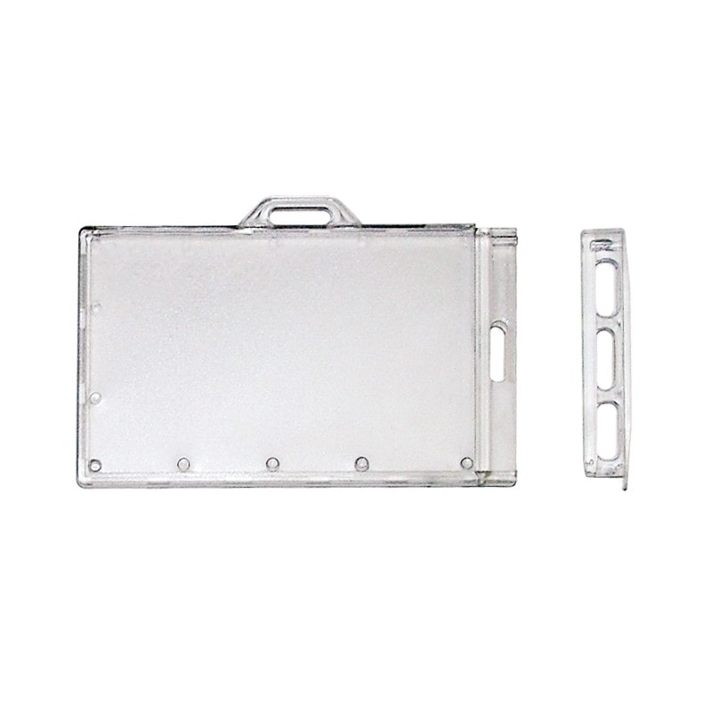 Porte-badge à glissière sécurisé - Horizontal et vertical  (lot de 100)