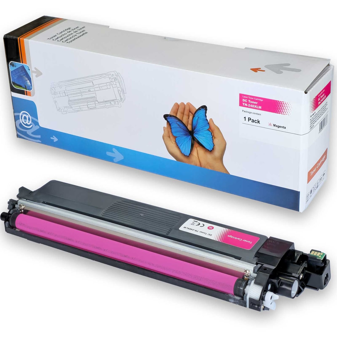 Kompatibel Brother TN-248XL Magenta Toner für MFC-L3760CDW 2300 Seiten