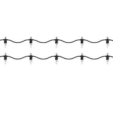 GHIRLANDA EFFETTO FIAMMA, IP44, 10 LED, 220V, 510 CM