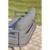 thumbnail of Set di mobili da giardino a 4 posti in alluminio grigio antracite - LISBONNE