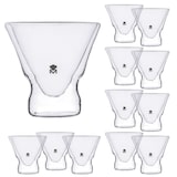 thumbnail of Masterpro - Set di 12 Bicchieri da Cocktail a Doppia Parete 230 ml in Vetro borosilicato - Masterpro SG