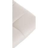 thumbnail of Banco de bar Jerry em imitação de pele branco/cromo