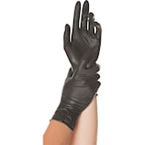 thumbnail of Hygostar Einmalhandschuhe Diablo, Latex, ungepudert, Größe L, schwarz, 100 Stück