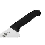 thumbnail of Victorinox Linea Fibrox, coltello da cucina, lama dritta da 25 cm, manico nero.