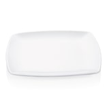 thumbnail of 12 flache Teller eckig 24 x 24 cm weiß, Porzellan