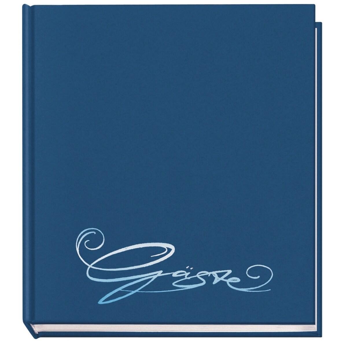 Gästebuch Classic 205x240mm 144 Seiten blau