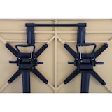 thumbnail of METRO PROFESSIONAL Inklapbare bistrotafel Aveiro, staal, houtprint, 120 x 70 cm, rechthoekig, naturel/zwart