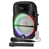thumbnail of Enceinte sono MyDeejay MDJ15 Ring LED - Reconditionné / occasion RVB 700W 15" USB, BT, TWS, Micros VHF et filaire, Télécommande