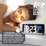 thumbnail of BEARWARE digitaler Wecker mit Netzteil und extra großen 2200 mAh Akku - Musikwecker Reisewecker - 13 Songs und Klingeltöne - Temperaturanzeige