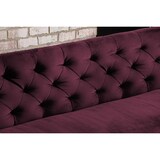 thumbnail of KAWOLA Esszimmerbank CHARME Velvet purple 206cm