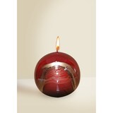 thumbnail of Designkerze Lotos Kugelkerze Dunkelrot Ø 100 mm, 1 Stück