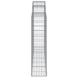 thumbnail of vidaXL Gabionen mit Hochbogen 12Stk. 200x30x120/140cm Verzinktes Eisen
