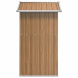thumbnail of vidaXL Gartenhaus Braun 126x97,5x177 cm Verzinkter Stahl