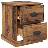 thumbnail of Cabinet de chevet 2 pcs Bois ancien 39 x 39 x 47.5 cm Modèle Épure Contemporaine