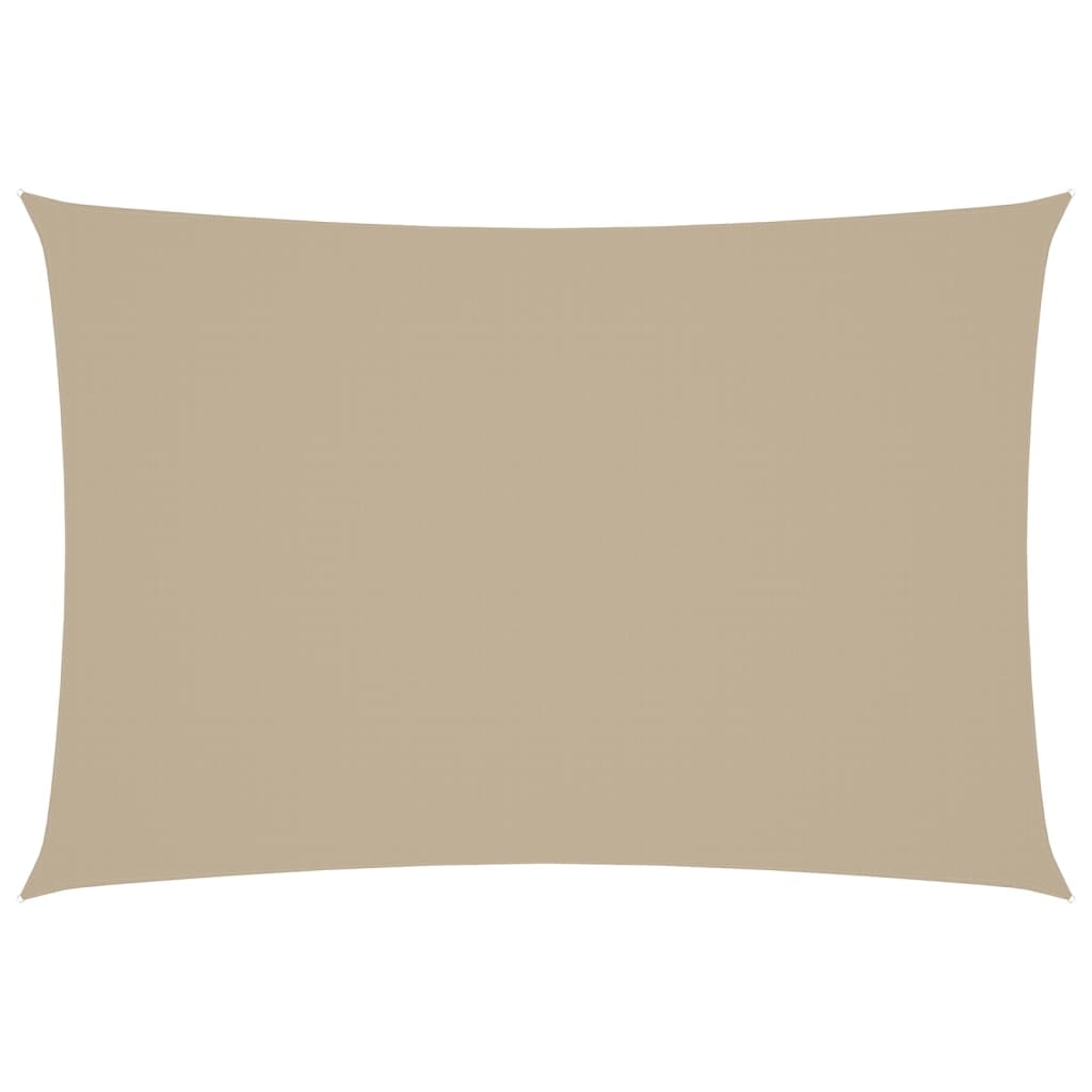 vidaXL Sonnensegel Oxford-Gewebe Rechteckig 2,5x4,5 m Beige