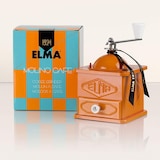 thumbnail of Elma Molinillo Café Manual Vintage, 2 Posiciones Ajuste, Chapa, Decorativo, Naranja, 10,5x10,5x15,5 cm, No Muele Café