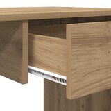 thumbnail of Scrivania artigianale in rovere 100 x 50 x 76 cm modello Ventura Luna in derivati \u200b\u200bdel legno