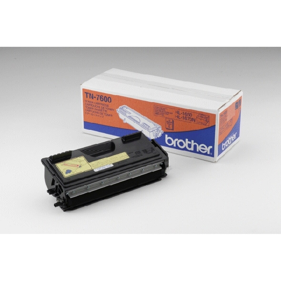 Toner Original Brother TN7600 schwarz Packung mit 3 Stück