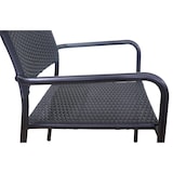 thumbnail of METRO PROFESSIONAL Gastro Armlehnstuhl stapelbar Triana, Stahl/Polyrattan, schwarz