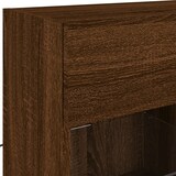 thumbnail of vidaXL TV-Wandschrank mit LED-Leuchten Braun Eichen-Optik