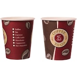 thumbnail of 1000x Paper Cups "Coffee to go" 8 oz / 200 ml Ø 80 mm