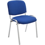 thumbnail of Besucherstuhl Ken Chrom Stoff blau