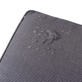 thumbnail of Tuinset HWC-G28, loungeset, acaciahout halfrond rotan verstelbaar MVG ~ antraciet, grijze kussens