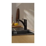 thumbnail of Grohe Start - 324412432 - Robinet De Cuisine - Mitigeur Monocommande évier - Noir Mat - Bec Bas - Rotation 140°
