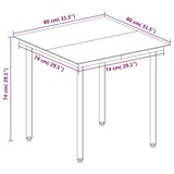 thumbnail of vidaXL 5-tlg. Garten-Essgruppe mit Auflagen Poly Rattan und Glas
