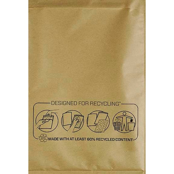 Bankers Box PK50 Envelopes e sacos acolchoados de bolha para proteção e segurança em remessas, cor castanho, 350x470 mm (Nº20)