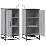thumbnail of vidaXL Sideboard Grau Sonoma 35,5x35x76 cm Holzwerkstoff und Metall