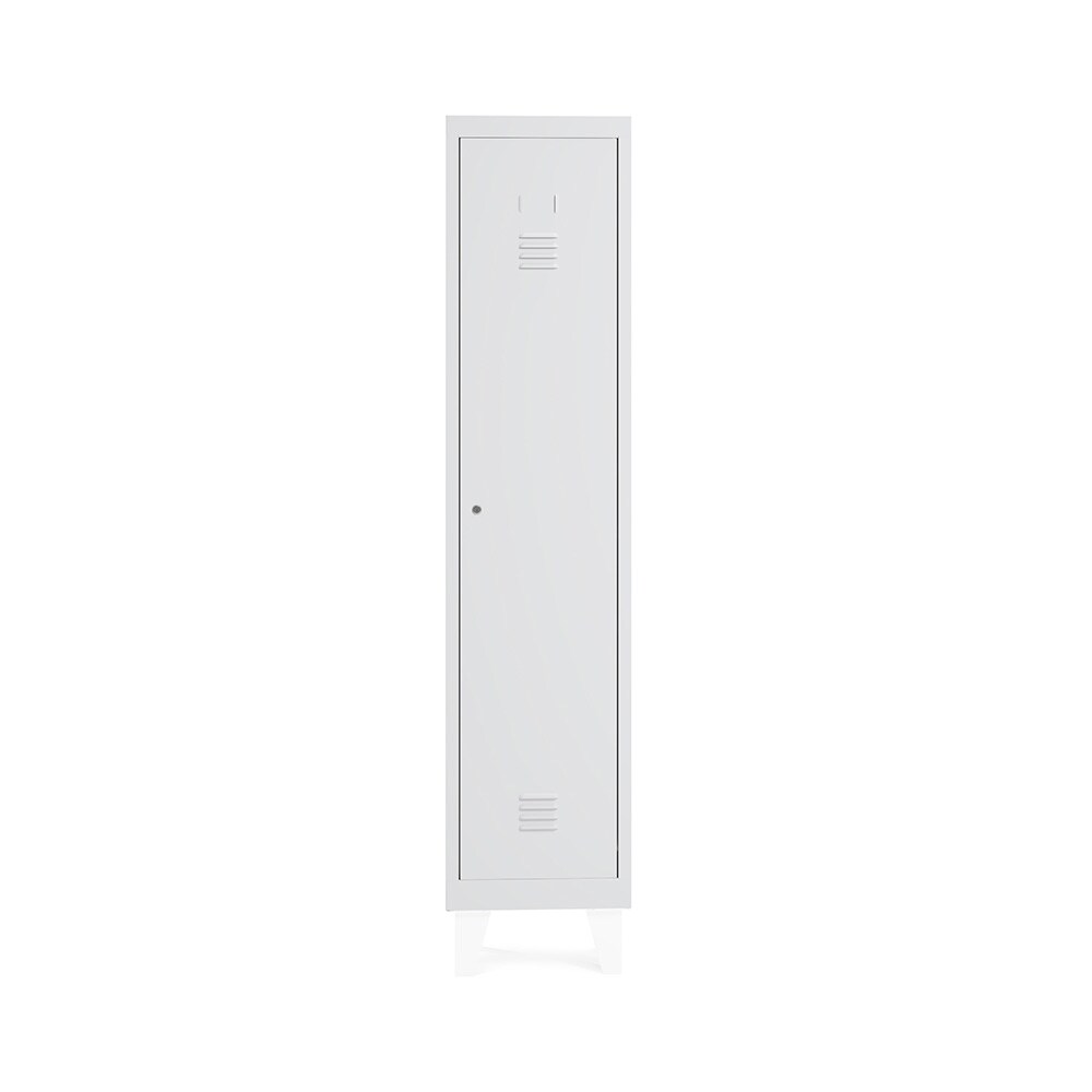 Cacifo soldado Rocada 40cm (400mm) 1 módulo 1 porta corpo branco ral9003 + porta branca ral9003