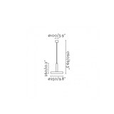 thumbnail of whizz, candeeiro suspenso em metal bicolor, Faro Barcelona