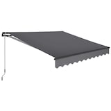 thumbnail of tectake Toldo con brazo articulado ORNELLA con soporte de pared - 250 x 200 cm gris oscuro