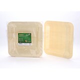 thumbnail of 10 Stück Pappelholz Teller Servierplatten Holz Schalen 215mm x 215mm Braun Gastronomie Zubehör