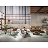 thumbnail of Angel Cerdá  Mesa de jantar com tampo fixo em vidro temperado, estrutura em aço inoxidável  1031.01